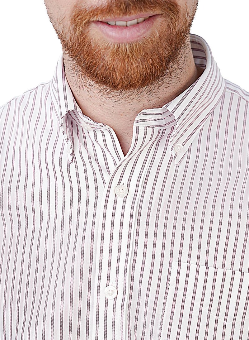 GIORDANO Men's Wrinkle-Free Long Sleeve Cotton Oxford Shirt - Image 3